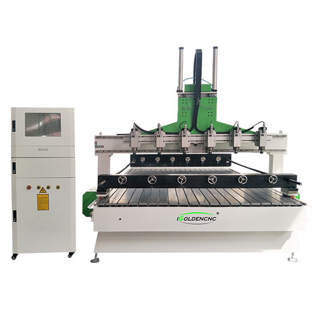 Plane/estéreo 4 Eixo multi -happet CNC Router